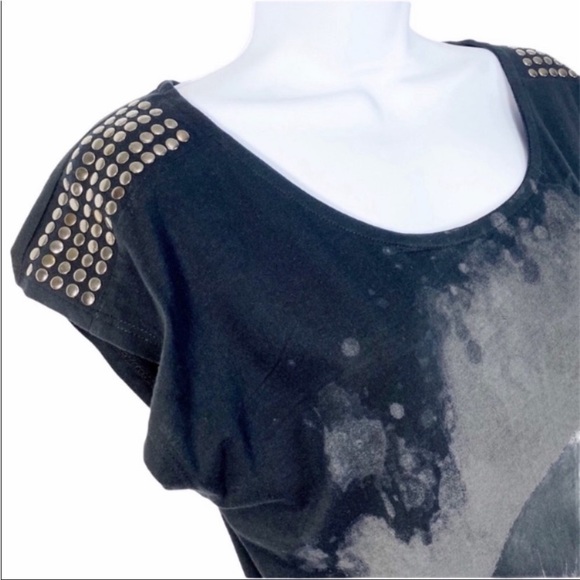 VOCAL studs haunted face tunic top L - Picture 2 of 11